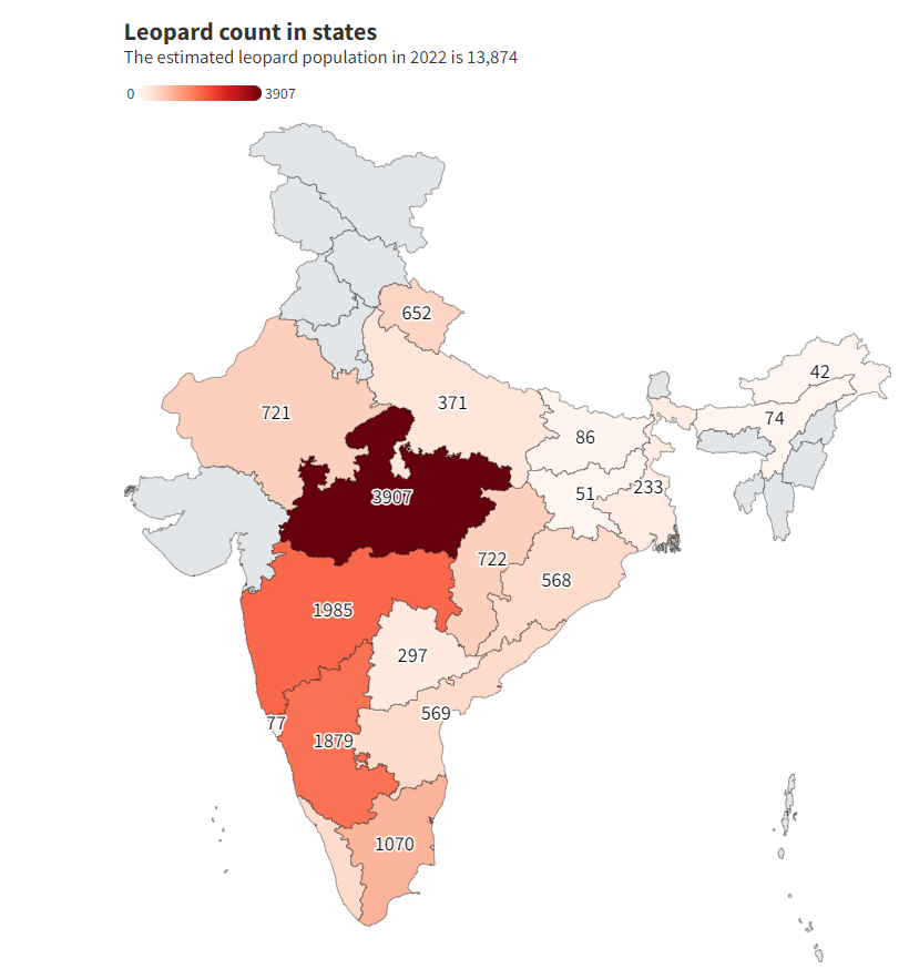 Status of Leopards in India 2022